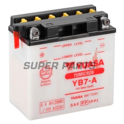 Акумулатор -YUASA- YB7-A, 8Ah 12V