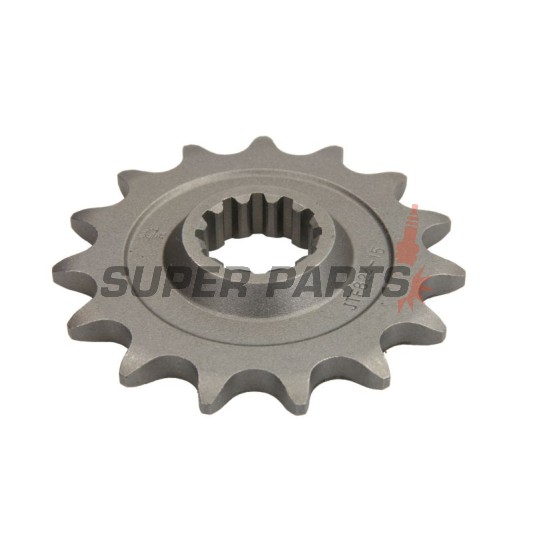 Преден пиньон -JT- JTF824,15, 15 зъба, Husqvarna CR 125 2000-2005, CR 250 1998-2005, SM 450/510 2004-2010, SM 530 2008-2009, SM 570 2001-2004, SM 610 1998-2010, SM 630 2010, SMR 450 2003-2010, SMS 630 2010-2011, TC 250 2002-2008
