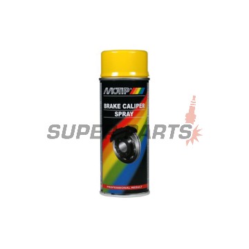 Боя за спирачни апарати спрей -MOTIP- жълта, 400ml
