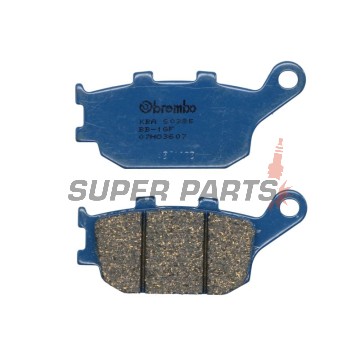 Накладки -BREMBO- 07HO3607, Honda CB/CBR/Hornet, Yamaha MT/FZ/R1/R6, Suzuki Bandit/V-Strom & Kawasaki Z750/1000 (1991-2022)