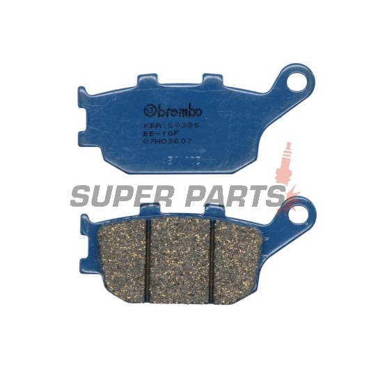 Накладки -BREMBO- 07HO3607, Honda CB/CBR/Hornet, Yamaha MT/FZ/R1/R6, Suzuki Bandit/V-Strom & Kawasaki Z750/1000 (1991-2022)