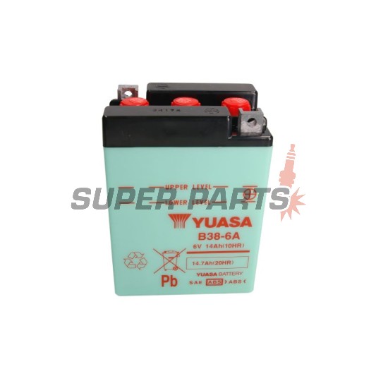 Акумулатор -YUASA- B38-6A, 14Ah 6V
