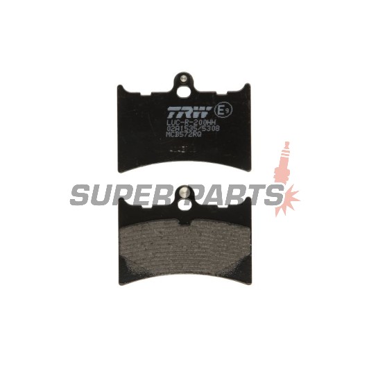 Накладки -TRW- MCB572RQ, Aprilia AF1 & RS 125 (1988-2006), ATK 250/406/604 Cross & Enduro (1989-1993), Benelli Jarno/Devil/Spring (1989-1995), Gilera CX, Crono, Nordwest, SP, MX (1988-1994), KTM Enduro, GXE, MX, Chrono (1986-1994), Moto Guzzi Quot