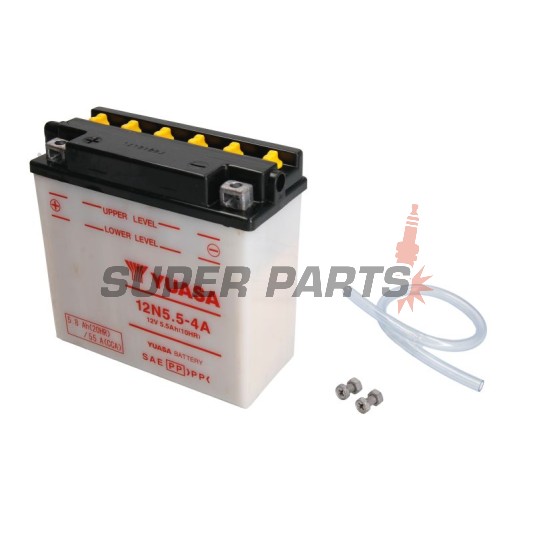 Акумулатор -YUASA- 12N5.5-4A, 6Ah 12V