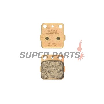 Накладки -FERODO- FDB381SG, Arctic Cat DVX, Honda ATC / TRX Fourtrax / Sporttrax / Rancher, Husqvarna WR, Kawasaki Lakota / KFX / KSF / Prairie / KX / Tecate, Kymco MXU, Suzuki LT / LT-Z / RM, Yamaha Grizzly / Raptor / Warrior / Wolverine / Blaster / Bans