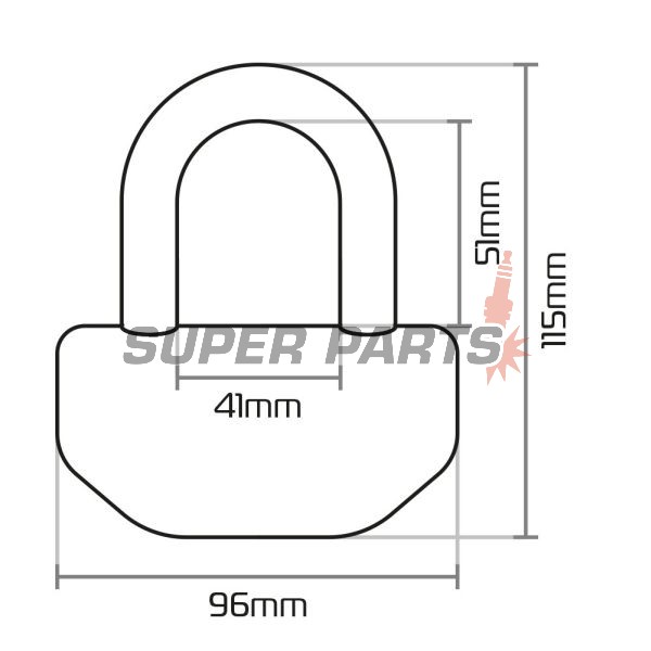 Катинар -OXFORD- Boss 12.7mm, жълт