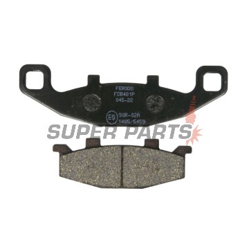 Накладки -FERODO- FDB481P, Kawasaki ER / GPX / GPZ / Tengai / KLE / Eliminator / Zephyr / ZRX / ZX / ZZR, Suzuki DR / GS / Bandit / GSX / VX 400-1200 1988-2008