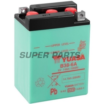 Акумулатор -YUASA- B38-6A, 14Ah 6V