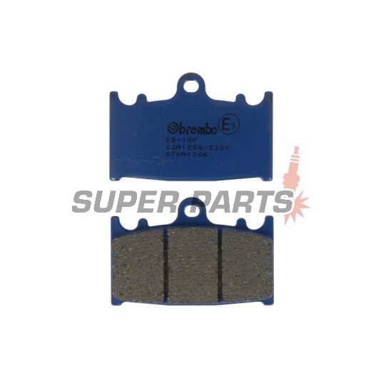 Накладки -BREMBO- 07KA1306, Kawasaki GPZ 900R / VN 2000 / ZR 1100 Zephyr / ZX-6R / ZX-9R / ZXR 400 / 750 / ZZR 600 / 1100 / 1200 / Suzuki Bandit 400 / 650 / 1250 / GSR 600 / GSX 750F / GSX-R 600 / SV 1000 / VS 1400 Intruder