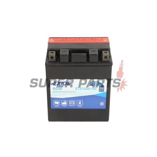 Акумулатор -EXIDE- YTX14AH-BS, 12Ah 12V