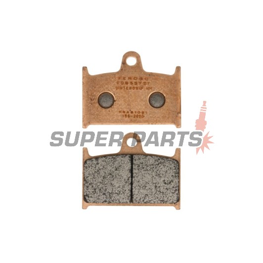 Накладки -FERODO- FDB557ST, Suzuki Bandit 1200 / GSX-R / RF 900R, Triumph Daytona / Rocket III / Speed Triple / Sprint / TT / Thunderbird / Trophy, Yamaha FZR 750R 1988-2015