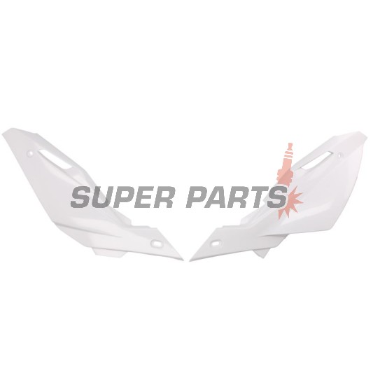 Задни странични пластмаси -POLISPORT- бели, HUSQVARNA TC, TE 250-510 2008-2011