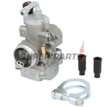 Карбуратор -MOTORIX- 21mm, ръчен смукач, AM6 - Yamaha TZR, DT, Aprilia RX, RS 50cc