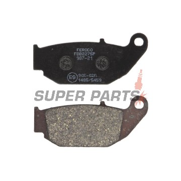 Накладки -FERODO- FDB2275P, Honda CBR 125R 2004-2015, CRF 250M / 250L Rally 2014-2018