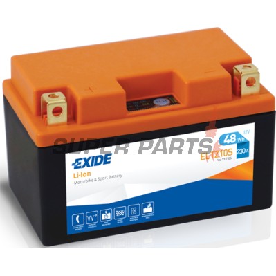 Акумулатор -EXIDE- ELTZ10S, 48Wh (4Ah), 12V, Lithium-ion