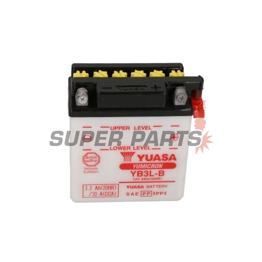 Акумулатор -YUASA- YB3L-B, 3Ah 12V