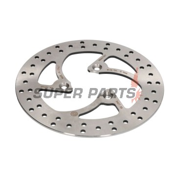 Спирачен диск -BREMBO- 68B40758, Peugeot Elyseo 100/125/150, Elystar 125/150, Jet Force 125 (2003-2006)