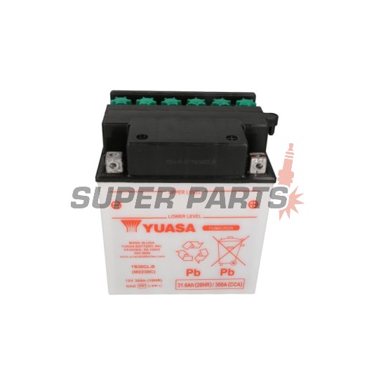 Акумулатор -YUASA- YB30CL-B, 32Ah 12V