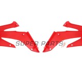 Предни странични пластмаси -POLISPORT- червени, HONDA CRF 250 2004-2009