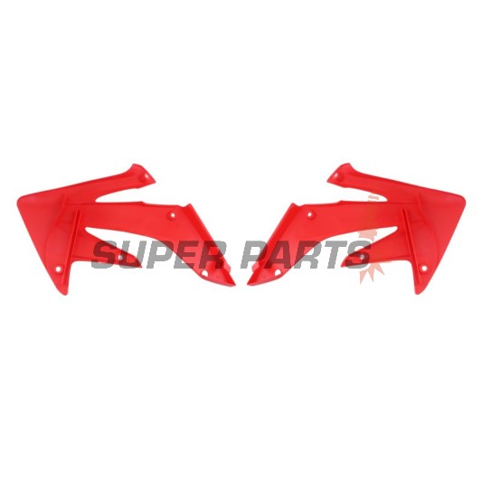 Предни странични пластмаси -POLISPORT- червени, HONDA CRF 250 2004-2009