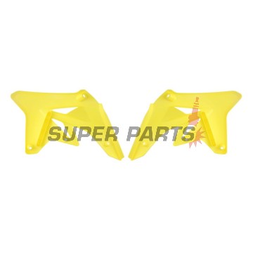 Предни странични пластмаси -POLISPORT- жълти, SUZUKI RM-Z 250 2007-2009