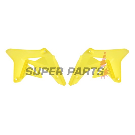 Предни странични пластмаси -POLISPORT- жълти, SUZUKI RM-Z 250 2007-2009