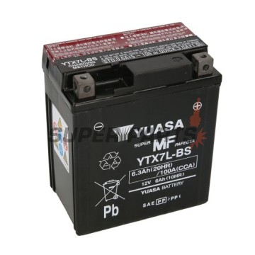 Акумулатор -YUASA- YTX7L-BS, 6Ah 12V