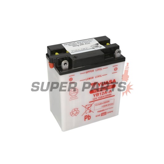 Акумулатор -YUASA- YB12A-A, 13Ah 12V
