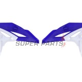 Предни странични пластмаси -POLISPORT- синьо/бяло, YAMAHA YZ 250 2010-2013