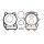 Гарнитури за цилиндър комплект -WINDEROSA- W810592, Suzuki DR 350 1990-1999