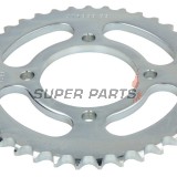 Заден пиньон -JT- JTR838,39, 39 зъба, стоманен, Yamaha DT 100 1976-1980, DT 125 1988, RD 125 1974-1976, RS 100 1976-1979, RSX 100 1995, T 105 1997-1998, YB 100 1978-1981, YBA 125 2007-2009, YBR 125 2005-2016