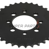 Заден пиньон -JT- JTR801,33, 33 зъба, стоманен, Kawasaki AE 50 1982-1983, AE 80 1981-1983, AR 50 1981-1983, AR 80 1982-1983, KLX 110 2002-2020, Z 125 2019-2020, Suzuki DR-Z 110 2003-2005, FM 50 1980-1998, FR 70 1975-1987, GT 50 1977-1980