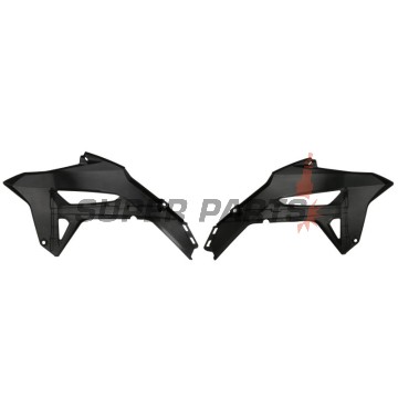 Предни странични пластмаси -POLISPORT- черни, HONDA CRF 250/450 2021-2023