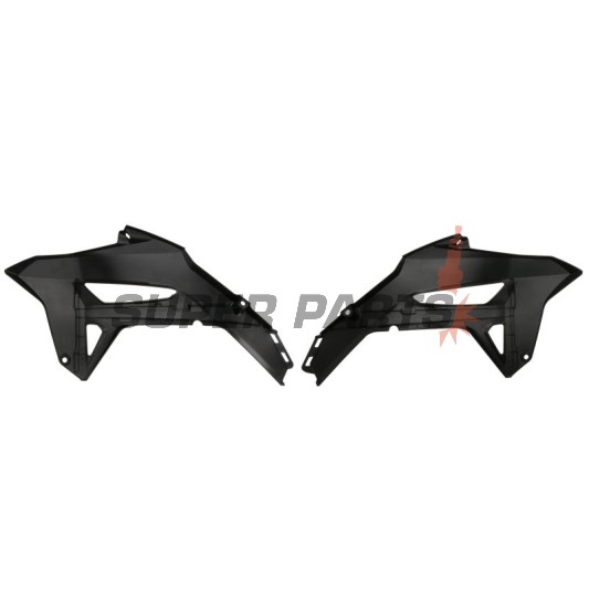 Предни странични пластмаси -POLISPORT- черни, HONDA CRF 250/450 2021-2023