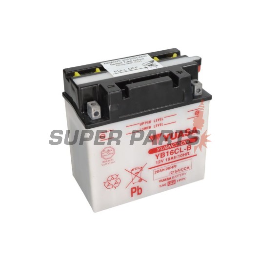 Акумулатор -YUASA- YB16CL-B, 20Ah 12V