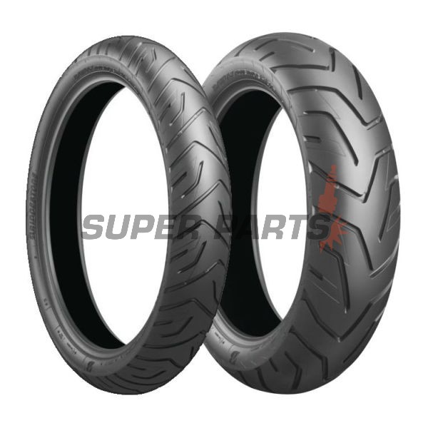 Предна шосейна гума -BRIDGESTONE- 90/90-21, Battlax A41