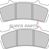 Накладки -FERODO- FDB2105EF, Aprilia Atlantic/Scarabeo/Sportcity (125-500, 2003-2015); Kymco People 125i GT; Malaguti Madison 250/400; Peugeot Elyseo 125; Piaggio Beverly 350
