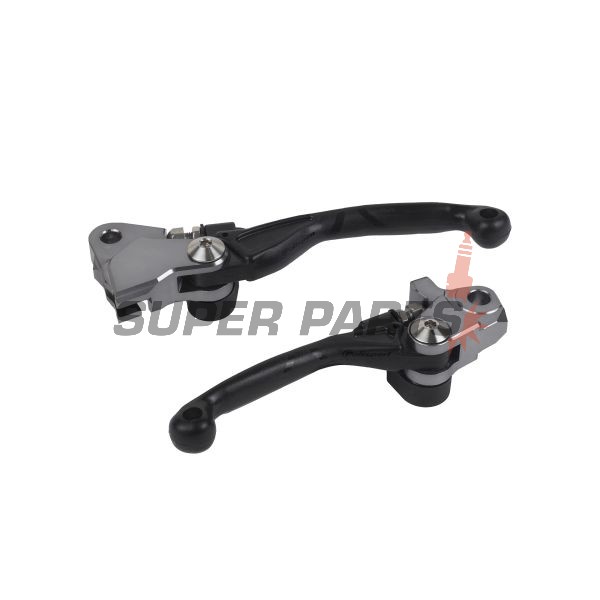Ръчки комплект -POLISPORT- черен, non-breakable, BETA RR 50-500 2015-2024