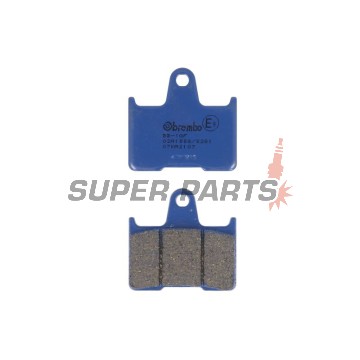 Накладки -BREMBO- 07KA2107, Kawasaki ZX-7RR 750N (Ninja) 1996-1999, Kawasaki ZZR 1400A 2006-2007, Suzuki GSF 650S (Bandit) 2005-2006, Suzuki GSX 1400 2002-2007, Suzuki GSX-R 600,750,1000 2001-2006