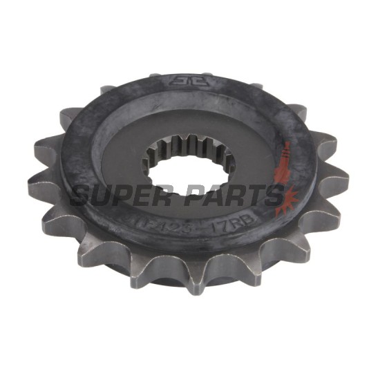 Преден пиньон -JT- JTF423,17RB, 17 зъба, с гумен демпфер, Suzuki GSX-R 1000 2009-2016