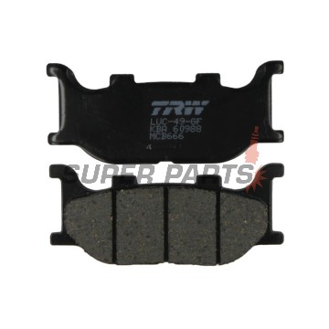Накладки -TRW- MCB666, Italjet Jupiter 125/150/250, Linhai Main Street 300 & Monarch 125/150, Yamaha FZ6 Fazer, MT-03 660, TDR/TZR 125, XJ/XJ6 Diversion, Tmax, Virago, Drag Star, Midnight Star
