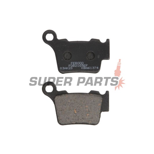 Накладки -FERODO- FDB2165EF, Husqvarna CR / FE / SM / TC / TE / TX / WR / WR-E 125-510 2005-2018, KTM EXC / EXC-E / EXC-F / SMR / SX / SX-F 125-560 2003-2017
