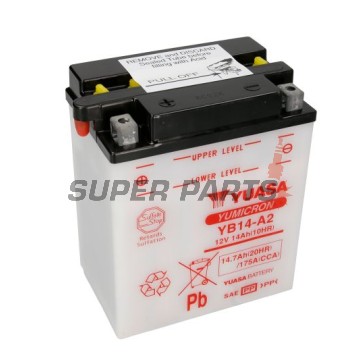 Акумулатор -YUASA- YB14-A2, 15Ah 12V