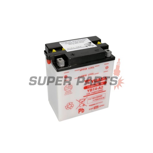Акумулатор -YUASA- YB14-A2, 15Ah 12V