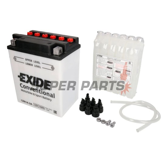 Акумулатор -EXIDE- 12N14-3A, 14Ah 12V