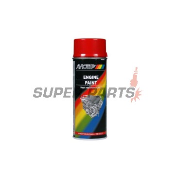 Боя за двигател спрей -MOTIP- червена, 400ml