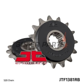 Преден пиньон -JT- JTF1381,15, 15 зъба, Honda CB 500 2013-2019, CBR 500 2013-2021, CMX 500 2017-2019
