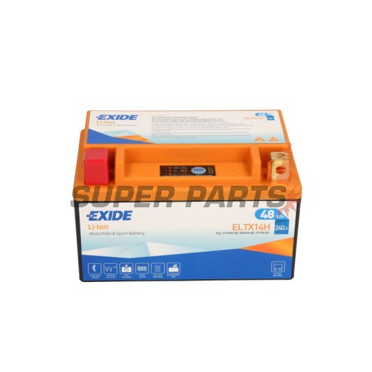Акумулатор -EXIDE- ELTX14H, 48Wh (4Ah), 12V, Lithium-ion