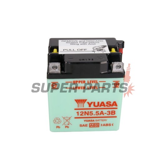 Акумулатор -YUASA- 12N5.5A-3B, 6Ah 12V