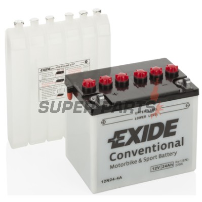 Акумулатор -EXIDE- 12N24-4A, 24Ah 12V